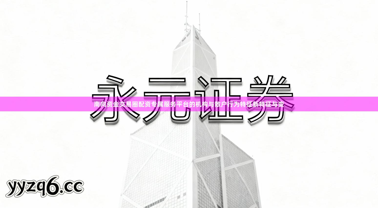 南向资金交易圈配资专属服务平台的机构与散户行为特征新特征与变