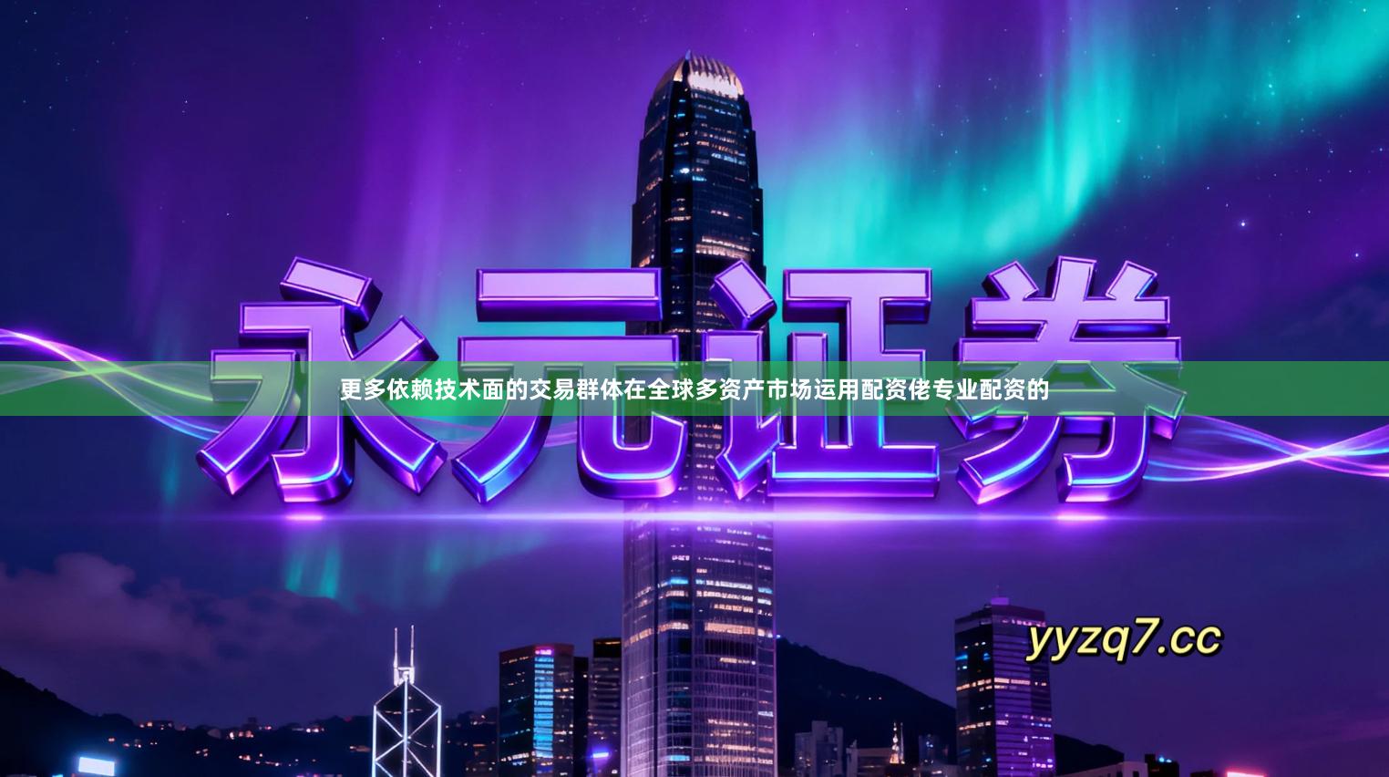 更多依赖技术面的交易群体在全球多资产市场运用配资佬专业配资的