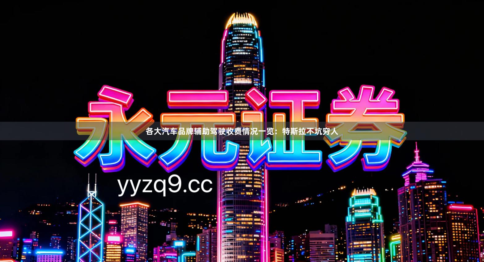 各大汽车品牌辅助驾驶收费情况一览：特斯拉不坑穷人